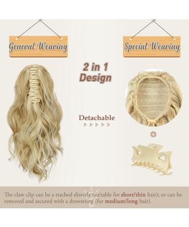 BARSDAR 14'' Short Wavy Claw Clip Ponytail Extension - Curly Gray Synthetic Hairpiece for Women - Daily & Halloween Use - Black/Gray/White Mix - Pack of 1 - Buy Online on GoSupps.com