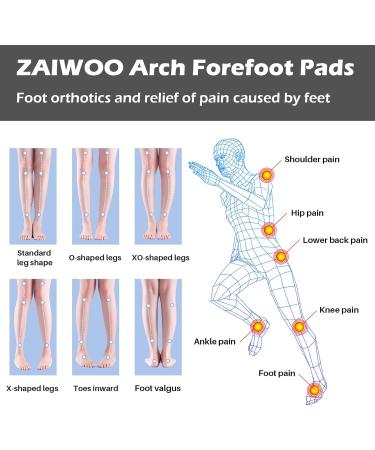 Arch Support Shoe Insoles for Flat Feet | Gel Inserts for Plantar Fasciitis & Metatarsalgia Relief - 2 Pairs (Beige - Buy Online on GoSupps.com