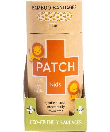 Patch Kids Bamboo Adhesive Bandages - Lion Design - 25 Count - Buy Online on GoSupps.com