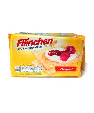 Buy 30s Sparpack Filinchen - Original Crispy Bread Low Sugar & Sodium Ideal Snack - 30 x 75g - Buy Online on GoSupps.com
