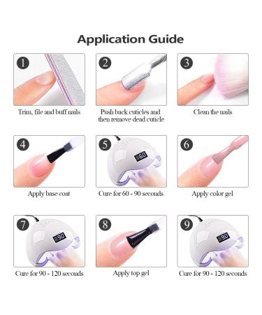 Nude Gel Polish Opaque Pink Mavue Skin Tone 15ml - Soak Off UV LED Cured Nail Gel Polish - Buy Online on GoSupps.com