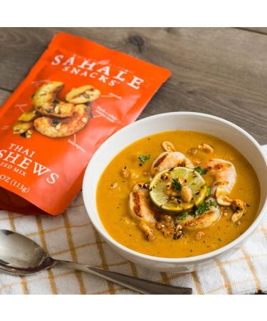 Sahale Snacks Thai Cashews Glazed Mix - 4 Oz (Pack of 6) | Gourmet Nuts Snack - Buy Online on GoSupps.com
