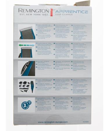 Remington Hair Clipper - Self-Sharpening Stainless Steel Blades: 0.5-18 mm - Adjustment Lever Mains Operated Hair Trimmer Set: 5 Accessory Combs Hairdressing Set Hair Clipper HC5020 - Buy Online on GoSupps.com