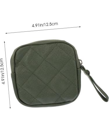 Healeved 4-Piece Cotton Storage Bags for Women's Bandages & Period Care - Minimalist Travel Pocket with Tampon Holder - 12.5x12.5x2cm - Buy Online on GoSupps.com