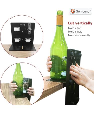 Bottle Cutter  Genround Upgrade 2.1 Glass Bottle Cutter Machine for Round  Square and Oval Bottle Cutting | Cut Bottle from Neck to Bottom | Glass Cutter Bottle Cutting Tool for DIY Projects 2.1 version - Buy Online on GoSupps.com