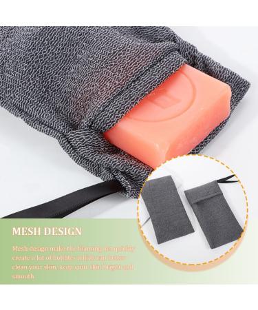 HAPINARY 30 Pcs Soap Bag Travel Soap Keeper Soap Foaming Pouch Bath Soap Liquid Soap Pouches Soaps Nylon Grey - Buy Online on GoSupps.com