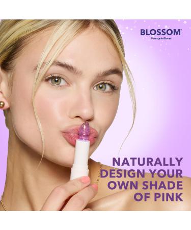 Blossom Lip Gloss Moisturizing pH Lip Balm Color Changing Glitter Sparkle Shimmering Lip Stain Tint 3.5g Moonstone - Buy Online on GoSupps.com
