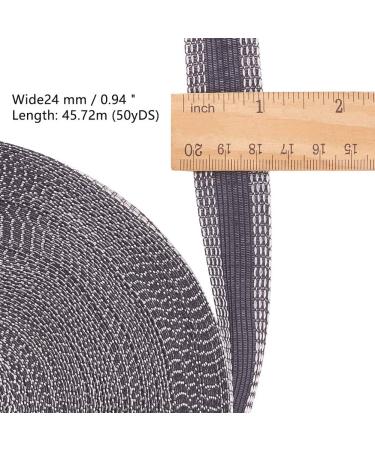 PandaHall 24mm Hem Tape for Pants - 50 Yards Iron-on Fabric Adhesive Tape for Shortening Suit Pants, Jeans, Trousers, Skirts - Black - Buy Online on GoSupps.com