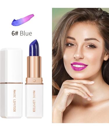  Linsition Color Changing Lipstick Waterproof Soft Lip Balm with Magic Temperature Change Moisturizing Lipstick for Women Girls - Buy Online on GoSupps.com