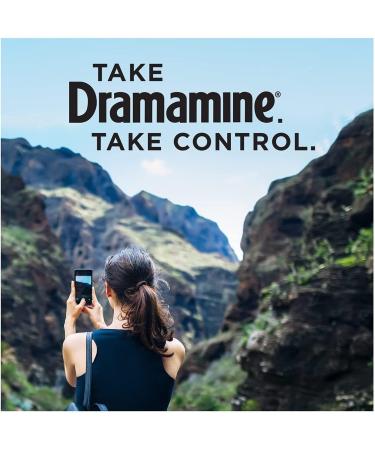 Dramamine All Day Less Drowsy Motion Sickness Relief Tablets | 2-Pack, 8 Tablets per Vial, 25 MG Each - Buy Online on GoSupps.com