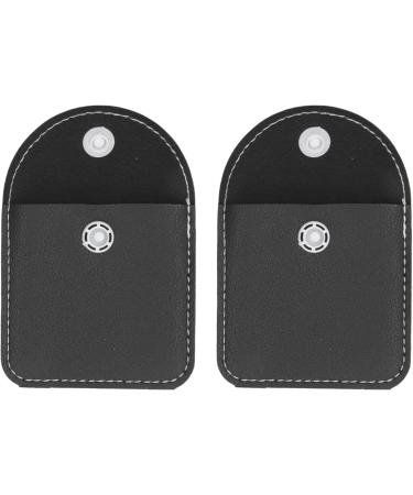 Travel Storage Bag for Hearing Aids - 2 Piece Dust-Proof Organizer Wallet for Listening Amplifiers - Black Portable Pocket - Buy Online on GoSupps.com