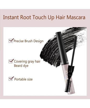 Root Touch Up Golden Brown Grey Hair Cover Up Beard Dye Hair Mascara Root Cover Up Semi Permanent Hair Dye Temporary Brush On Colour Waterproof Sweatproof Long-Lasting -3 Type Brushes(Gold Brown) light brown - Buy Online on GoSupps.com