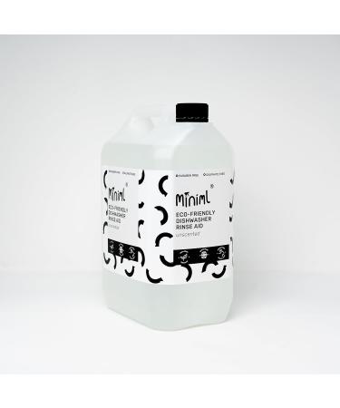 Miniml Rinse Aid 5L Refill - Natural Dishwasher Cleaner for Professional Streak-Free Glass - Vegan & Cruelty-Free - Buy Online on GoSupps.com