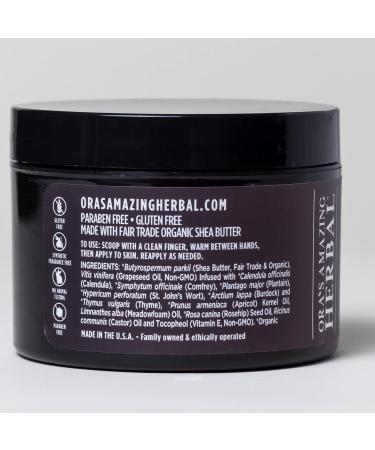 Ora's Amazing Herbal Salve & Butter Set for Dry Skin Eczema Cream Treatment Touchy Skin Salve Ultra Healing Body Butter Organic Calendula for Skin Herbal Salves Unscented Skincare Salve & butter full unscented - Buy Online on GoSupps.com