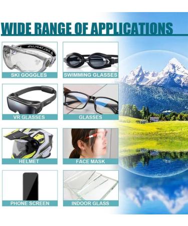 AZIZAT 2023 Eyeglass Lens Buff Scratch Remover Kit - Deep Scratch Repair & Cleaning Solution for Plastic Lenses - 100ml - Buy Online on GoSupps.com