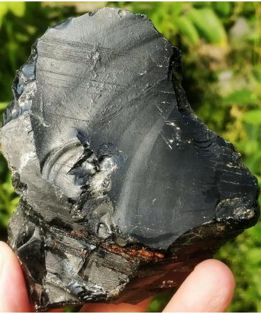 Natural Crystal Rough 1pc 200g Obsidian Crystal Stone Natural Rough Specimen - Buy Online on GoSupps.com