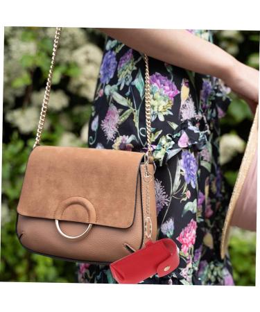  HONMEET 2pcs Key Ring Leather Pouch For Lipstick Necklace Holder Small Holder Lip Balm Moisturizing Small Leather Case Holder Chopsticks Girl Bags - Buy Online on GoSupps.com