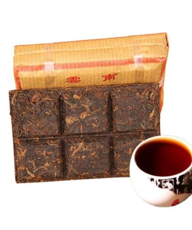 HELLOYOUNG 50g Brique de th Pu-erh biologique chinois aliment vert naturel fabriqu partir de feuilles d'arbres anciens sans additifs avec un ar me riche en couches