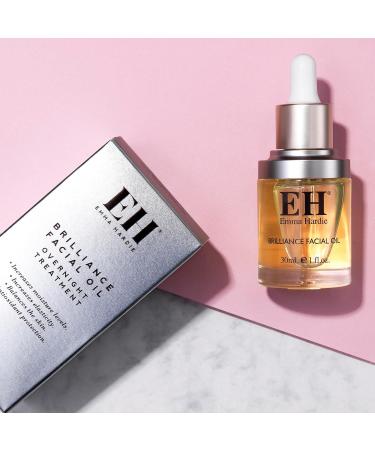 Emma Hardie Brilliance Facial Oil | Lightweight Anti-Aging Hydrating Serum for All Skin Types | Sweet Almond Grapeseed & Sunflower Oils | International Shipping Available - Buy Online on GoSupps.com