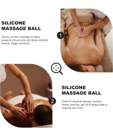 Healvian Peanut Massage Ball - Hand & Foot Massager Roller | Body Massager Device 12x6.3cm - Perfect for Yoga & Relaxation - Buy Online on GoSupps.com