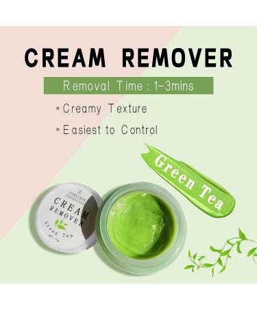 Green Tea Eyelash Extensions Remover Cream 30g - Fast Action & Low Irritation for Sensitive Eyes - Buy Online on GoSupps.com