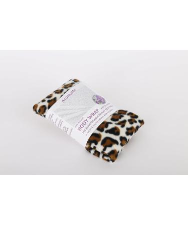 Microwavable Lavender Wheat Bags Animal Print Microwave Heat Pack for Back Neck Joints and Shoulder Pain Relief 44cmx13cm (Snow Leopard) - Buy Online on GoSupps.com