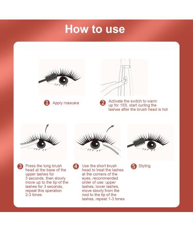 Heated Eyelash Curler - Electric USB Rechargeable | 3 Temperature Modes for Long Lasting Curls (Pink - Buy Online on GoSupps.com