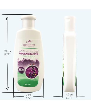 Regenerating Shampoo for Hair Loss | Nourishing & Strengthening Natural Formula | Reduce Hair Fall & Enhance Texture - 400ml - Buy Online on GoSupps.com