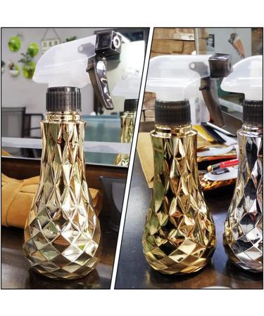 FRCOLOR Shaper Hairspray Bottle - Refillable Spray Bottle for Travel & Gardening | Golden Plastic Water Mister - Buy Online on GoSupps.com