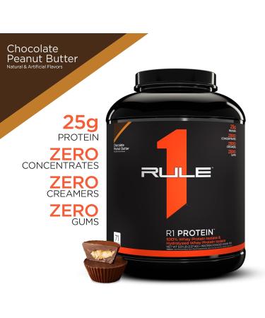 Rule 1 Proteins R1 Protein Isolate - 5lbs Chocolate Peanut Butter Flavor - Buy Online on GoSupps.com
