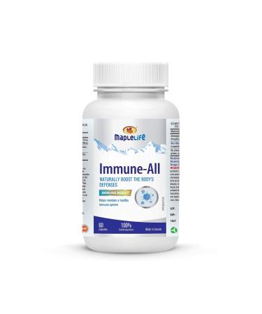 MapleLife Exclusive Formula Immune-All immune booster with Astragalus Ashwagandha Reishi Mushroom and American Ginseng