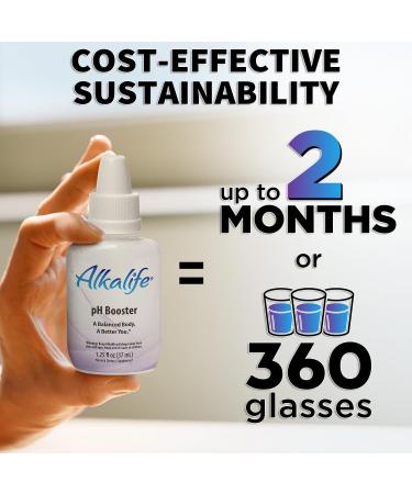 Alkalife pH Booster Drops & pH Balance Tablets | The First Patented Alkaline Water Booster to Neutralize Acid & Balance pH for Immune Support Peak Performance Detox Overall Wellness 1.25oz - Buy Online on GoSupps.com