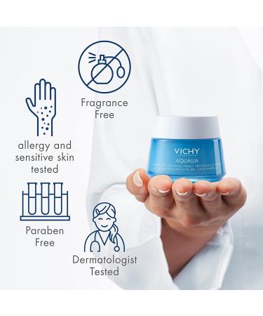 Vichy Aqualia Thermal Rich Face Cream - Hydrating Moisturizer for Dry Skin, Paraben & Fragrance Free - Buy Online on GoSupps.com