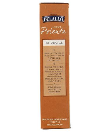 DELALLO Instant Polenta 9.2 OZ - Authentic Italian Cornmeal Mix - Buy Online on GoSupps.com