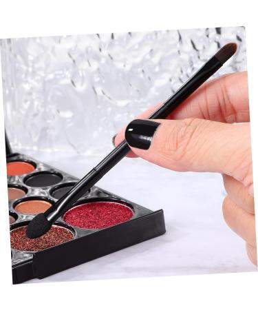 Baluue 40 Pcs Double Eye Shadow Makeup Professional Makeup Brush Eye Shadow Brush Applicator Nylon Black - Buy Online on GoSupps.com