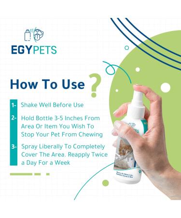 EGYPETS Cat Deterrent Spray - Indoor/Outdoor Repellent for Furniture, Plants & Floor - Anti-Scratch/Bite - Kitten Training Aid - 140ml - Buy Online on GoSupps.com