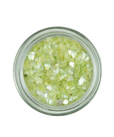 N&BF Nail Art Muschelspleter - Crushed Shells Ivory | Perlmutt Splinters for Gel & Acrylic Nails | Sea Shell Glitter | Mussel Inlays in Cream - Buy Online on GoSupps.com