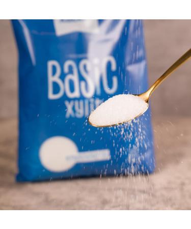 Xucker Basic Xylitol Sugar 2x1kg Refill Bags - Calorie-Reduced Tooth-Friendly Sweetener for Cooking & Baking - Natural Sugar-Free Alternative - Buy Online on GoSupps.com