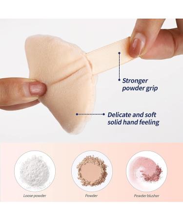 Teenitor 6PCS Soft Face Powder Puff Set - 2.36inch Velour Makeup Puffs for Setting Loose Powder - Body and Mineral Powder Applicator - Buy Online on GoSupps.com