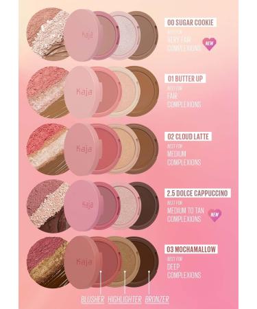 Kaja Juicy Glass Lip Plumping Oil 03 Apricot Allure + Dewy Bar - Creamy Multi-Stick Blusher & Lip Balm 05 Cranberry Cooler 10g + 3-in-1 Blendable Sculpting Trio - Play Bento 01 Butter Up Bundle - Buy Online on GoSupps.com