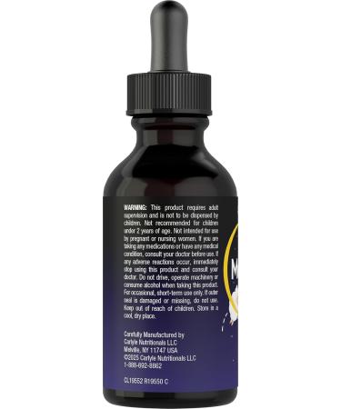 Carlyle Kids Melatonin Liquid | 1 fl oz | Two Pack | Fruit Flavor | Drug Free Childrens Supplement - Buy Online on GoSupps.com