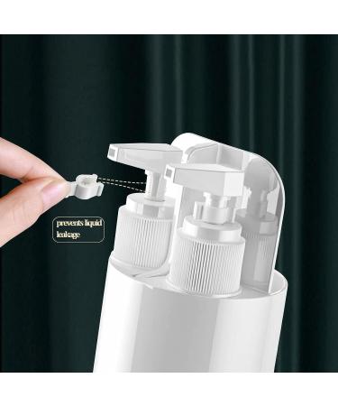 Portable 7-in-1 Luxury Toothbrush Kit with Shower Gel Dispenser - Black - Buy Online on GoSupps.com