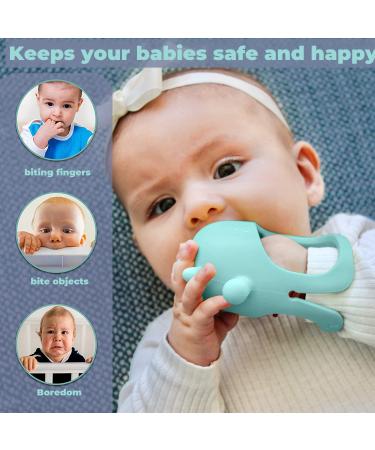 Towwi Hippo Teething Toy for Babies 0-12 Months | Chew Toys for Sucking Needs | Hand Pacifier Baby Toy - Buy Online on GoSupps.com