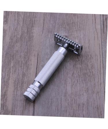 Magiclulu 2ST Wooden Men's Razor - Stainless Steel Double Edge Shaver for Beard & Hair | Premium Solid Wood Design - Buy Online on GoSupps.com