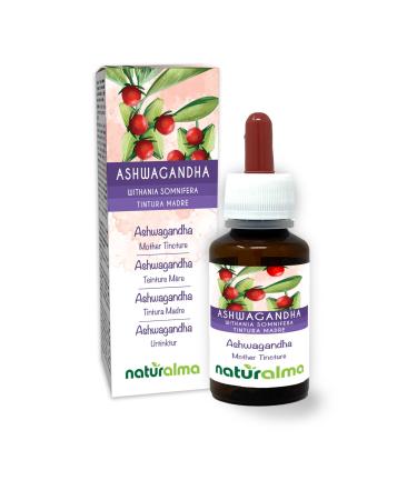 Ashwagandha ou Ginseng indien (Withania somnifera) racines Teinture M re sans alcool Naturalma - Extrait liquide gouttes 60 ml - Compl ment alimentaire - V g talien ou v gan Sans alcool 60 ml (Lot de 1)