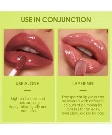 Xumann 5PCS Fat Lip Oil Set Non-Sticky Oil Lip Moisturizing Lip Oils Long Lasting for Girls Women - Buy Online on GoSupps.com