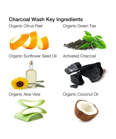 ALOA Detoxifying Activated Charcoal Face Wash with Vitamin C & Green Tea - Acne Fighting Cleanser - Buy Online on GoSupps.com