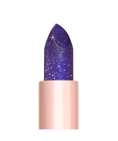 Oulac Diamond Lustre Lipstick Blue - Highly Pigmented Vegan Long-Lasting Moisturizing Formula | D01 Sapphire - Buy Online on GoSupps.com