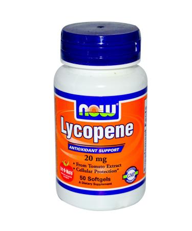 Now Foods Lycopene 20 mg 50 Softgels