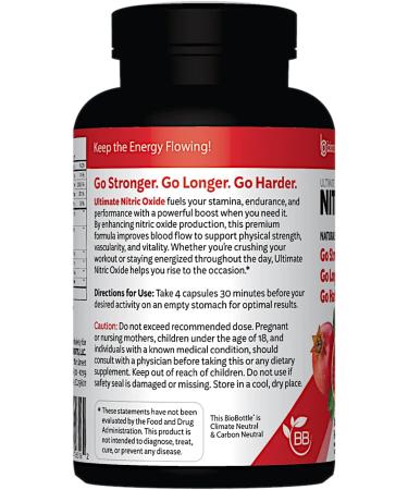 Potent Nitric Oxide Capsules by Bionox - Buy Online on GoSupps.com